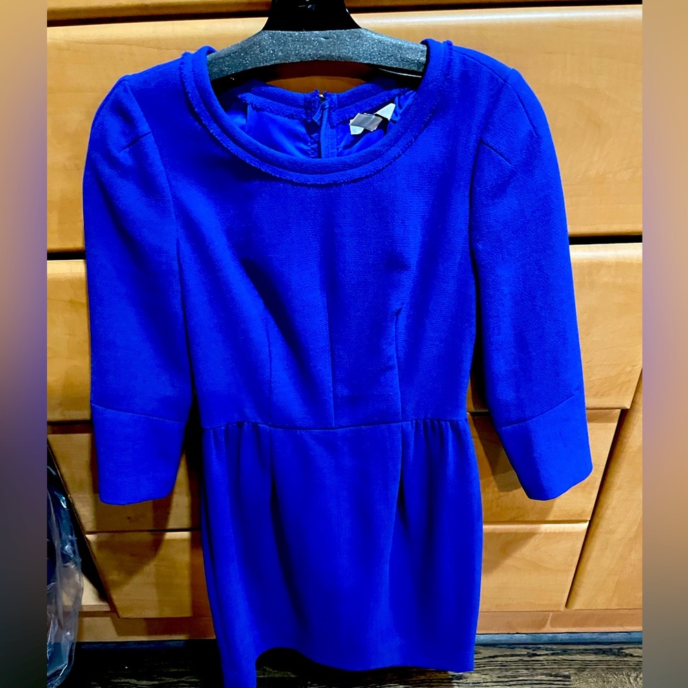 Jcrew blue shift dress